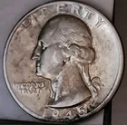 1945-D Washington Silver Quarter ■ GEM BU ■ #3138