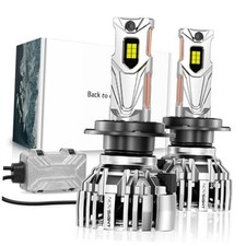 LED Fog Lights Bulbs - 55000 Lumens,140W 6500K Cool White 55000LM H7