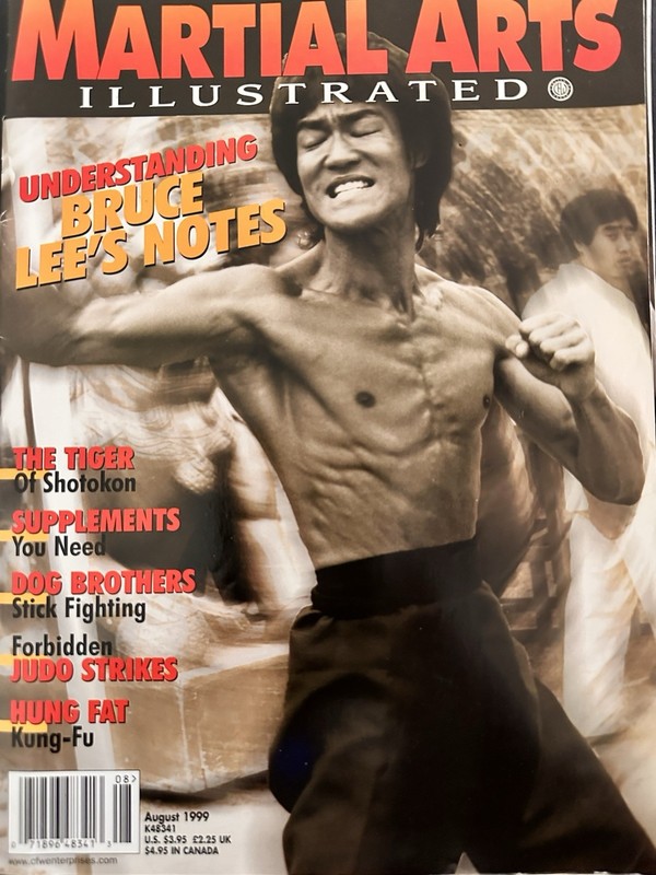 RARE 8/99 MARTIAL ARTS ILLUSTRATED BRUCE LEE KEINOSUKE ENOEDA KARATE KUNG FU