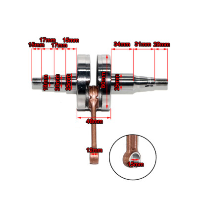 Motorcycle Engine Crankshafts Crank shaft For Yamaha PW80 Y