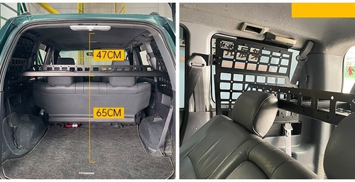 for Toyota Land Cruiser Prado J90 J95 1996-2002 Modular Storage Molle Panel - Picture 8 of 18