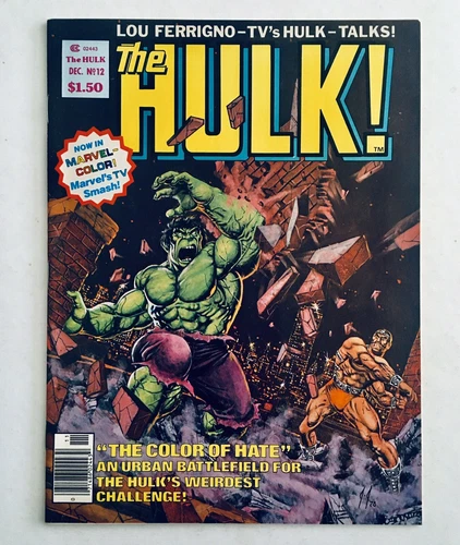 HULK MAGAZINE #12, 1978, Early Back-Up MOON-KNIGHT Story, Predates #1, 9.2-9.4