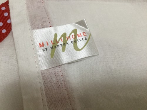 11 Marsha Cutler Red Polka Dot Cotton Napkins - Picture 3 of 3