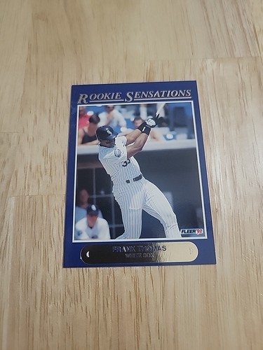 1992 Fleer FRANK THOMAS Rookie Sensations #1 Rookie RC Chicago White Sox