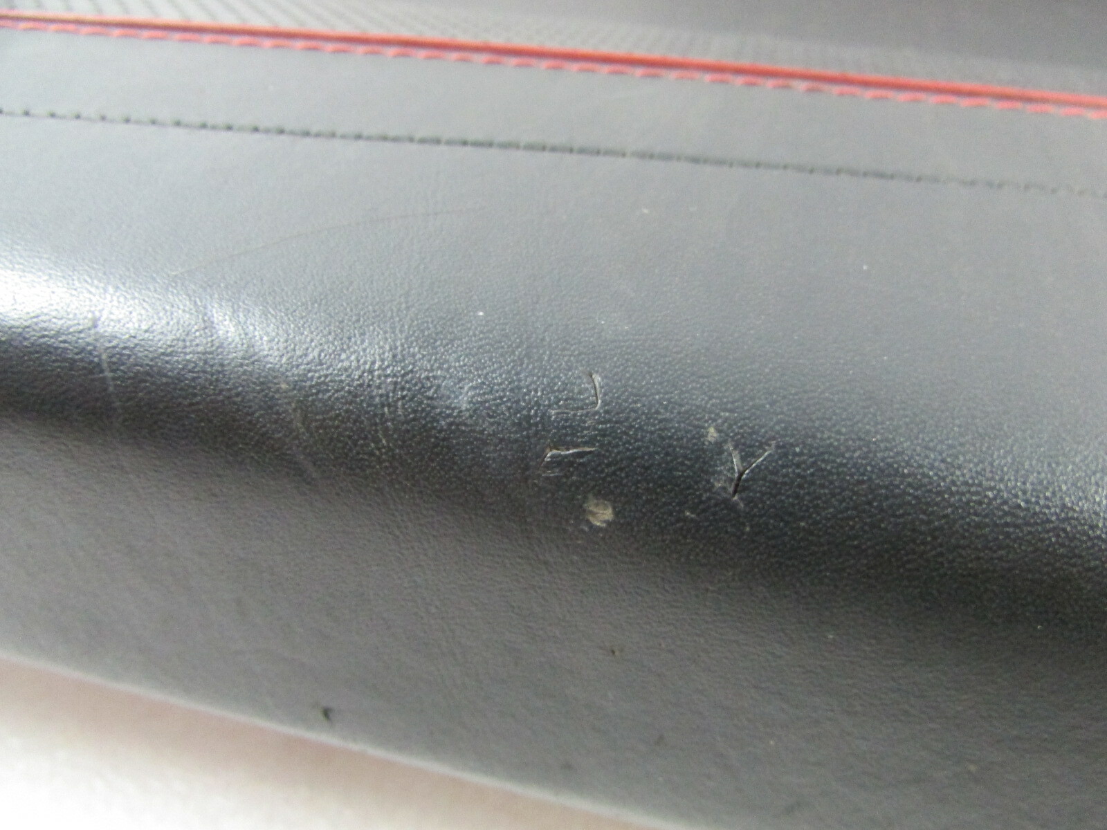 McLaren MP4-12C, RH, Right Door Trim Panel, Black/Red, Used, P/N 11N2659CP