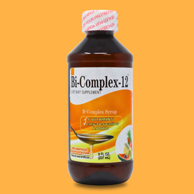 Menper Bi-Complex 12 Liquid 8 fl oz -Support & Metabolism, Fruit Flavor