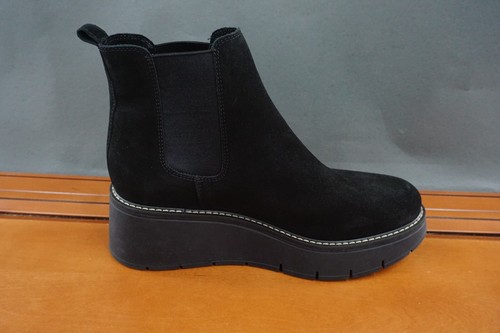 Zapatos La Canadienne Berrie para mujer 11 botín Chelsea de gamuza negro - Imagen 5 de 12