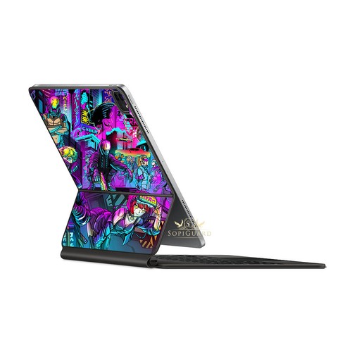 SopiGuard 3M Avery Sticker Skin for 2021 2020 Apple iPad Pro Magic Keyboard 12.9 - Picture 13 of 174