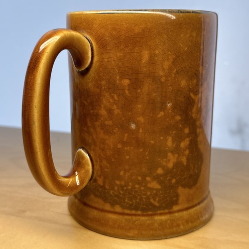 Vintage 5" OLD COACH HOUSE STRATFORD Mug Tankard Stein Wood and Sons Dark Brown - Picture 5 of 15
