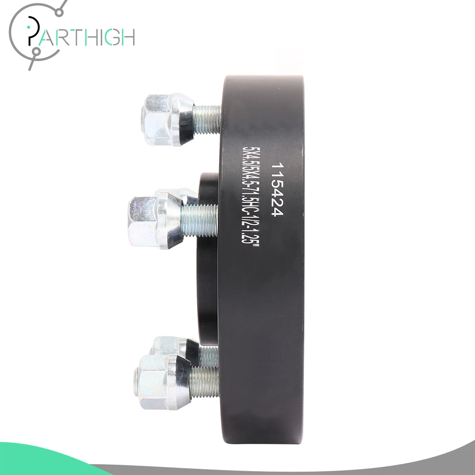 Espaciadores de rueda centrados en el cubo (4) 1,25" de grosor para Jeep Cherokee XJ 1980-2001 5x4,5 Foto 4 de 4