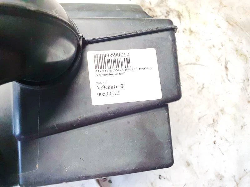 Resonador de admisión Ford C-MAX 2004 (cámara de escape de caja de aire) usado, G #590212-37 Foto 2 de 4