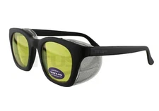 Titus G12 Retro Safety Glasses w/ Side Shields Z87 Ansi DOT Motorcycle Shooting 