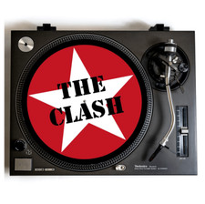 THE CLASH Turntable Slipmat Vinyl Records 12" DJ Slip Mat punk rock vinyls