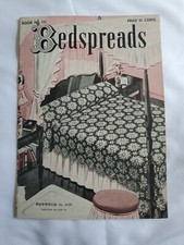 Vintage 1940  Bedspreads  Crochet Patterns Design Book  151