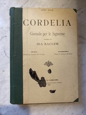 Raccolta annuale (1908) del settimanale “CORDELIA - giornale per signorine”