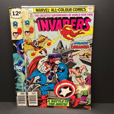 Marvel Invaders 1977 - 78 Bundle Issue  No # 15 and 36  Comics Bundle Lot