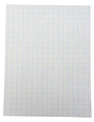 Double-Sided Graph Paper 500 Sheets 8-1/2 x 11 Inches White 1/2 Inch Rule