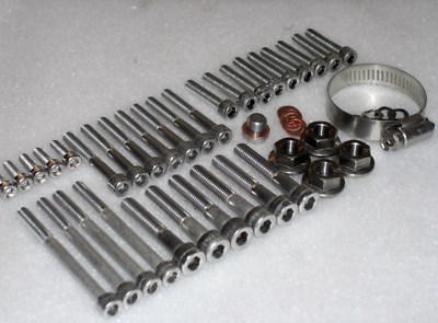 KTM SX250 SX300 MXC 94-02 Motorabdeckungen 57x Edelstahl Innensechskantschrauben Capscrews Kit