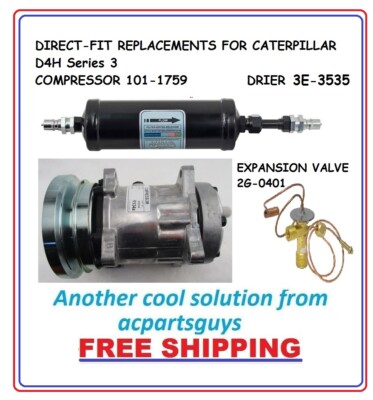Compressor Service Package Direct-Fit Replacement for Caterpillar D4H 101-1759