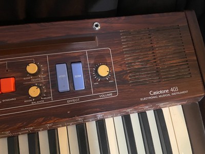 CASIO CASIOTONE 403 Electronic Analog 49 key Keyboard Vintage  