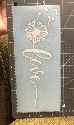 Faith Hope & Love Dandelion Decal SET3 Stickers High Quality Permanent Vinyl USA - Picture 6 of 10