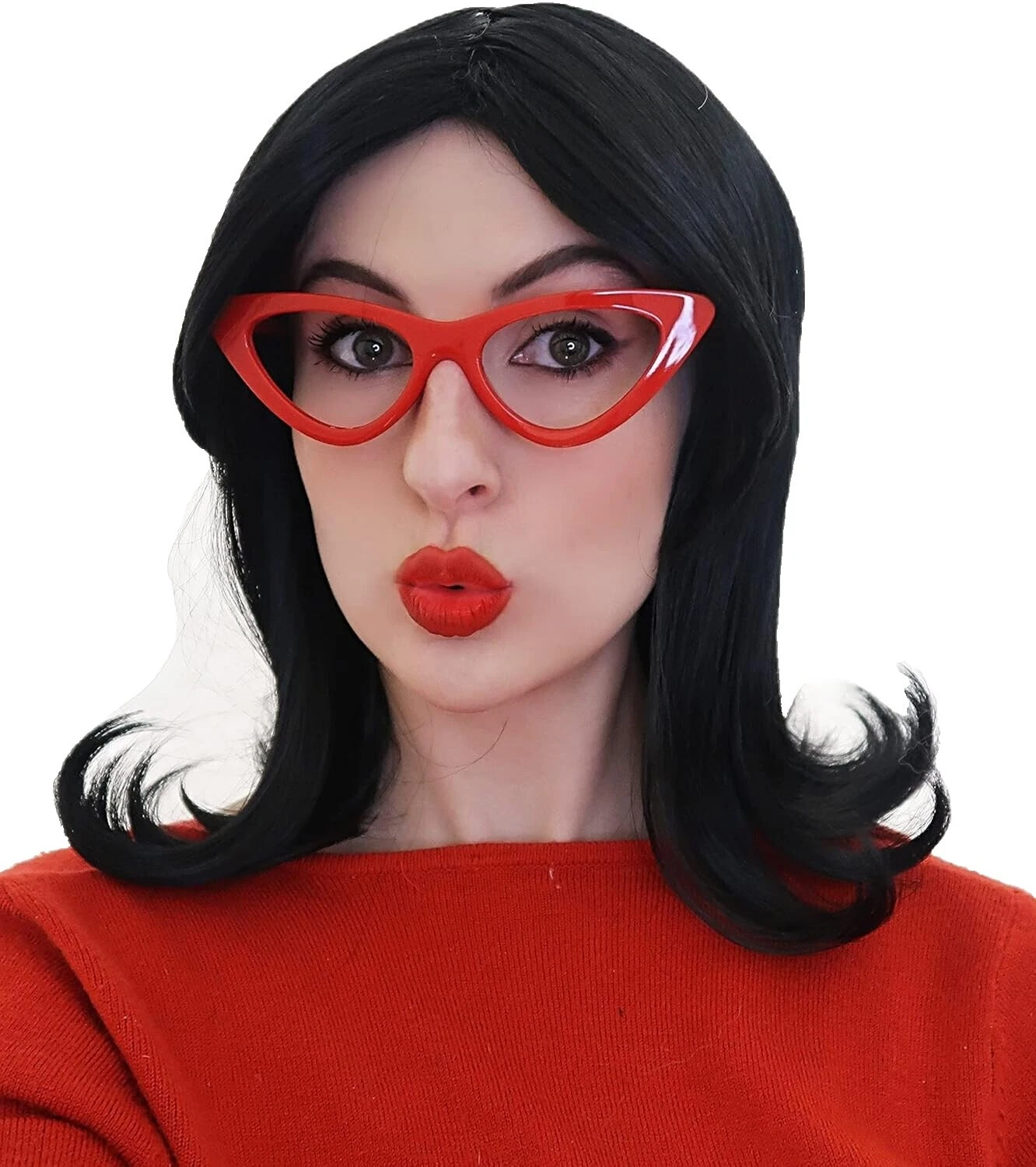 Disfraces 1950s Sintético Negro para Mujeres