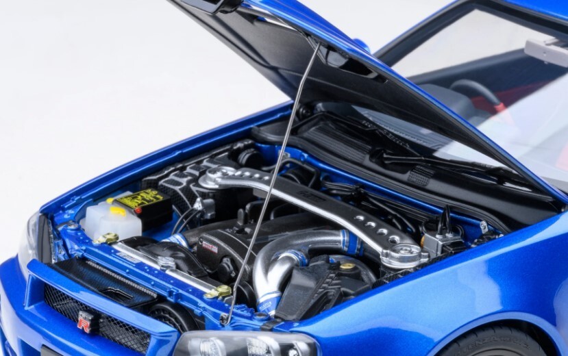 77462 AUTOart 1:18 Nissan NISMO R34 GT-R Z-tune (Bayside Blue
