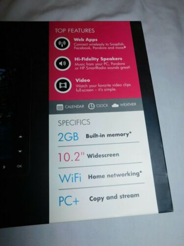 HP DreamScreen 100 10.2-inch Wireless Connected Screen Picture Frame Brand New - Picture 2 of 8
