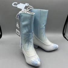 Disney Frozen Elsa Kids' Dress-Up Boots - Disney Store US 7/8 NEW NO BOX
