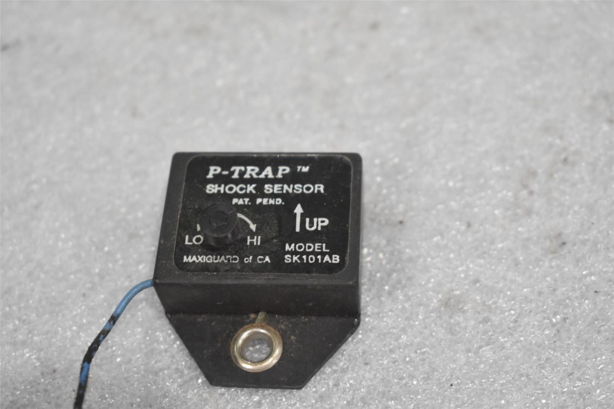 P-TRAP ELECTRONIC SK101AB SINGLE WIRE ELECTRONIC SHOCK SENSOR (LOT