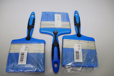 3 Stück LUX Tools Lackierpinsel 120 mm Blau NEU