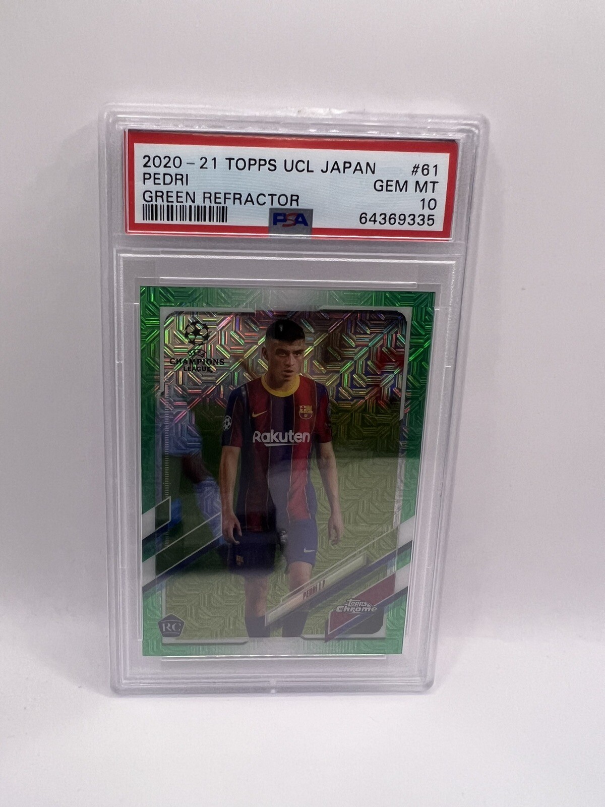 2021-22 UEFA Champions League Variation SP #155 Pedri and Rookie