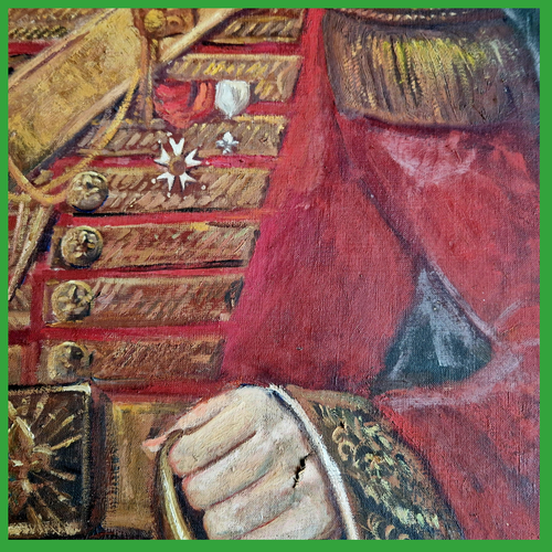 peinture militaire officier de cavalerie chevau-légers du Roi Restauration - Bild 16 von 24
