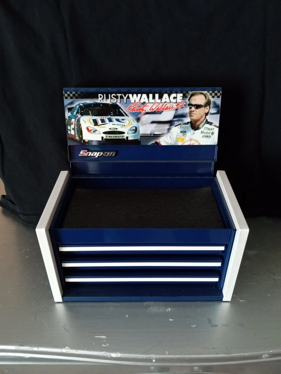 Snap on tools micro box Rusty Wallace Nascar rare excellent shake hard to find