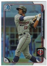 2015 Bowman Draft Chrome Prospect Refractor #48 Adam Brett Walker Twins