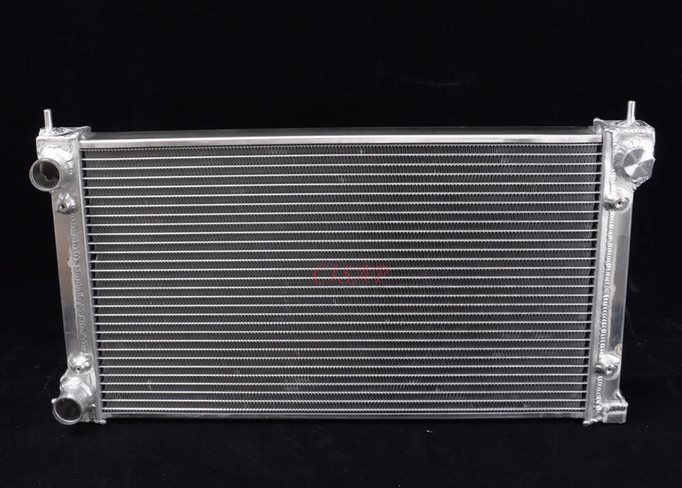 Radiador todo aluminio para Volkswagen Caribe 1.6L 1.8L 1980 1984-1987 2 filas MT Foto 2 de 4