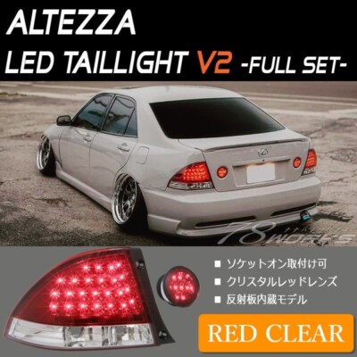 Toyota Altezza SXE10 GXE10 AS RS IS Custom LED Tail Light Unit Set