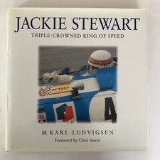 Jackie Stewart Triple Crowned King Of Speed Large Book Karl Ludvigsen - Perfect