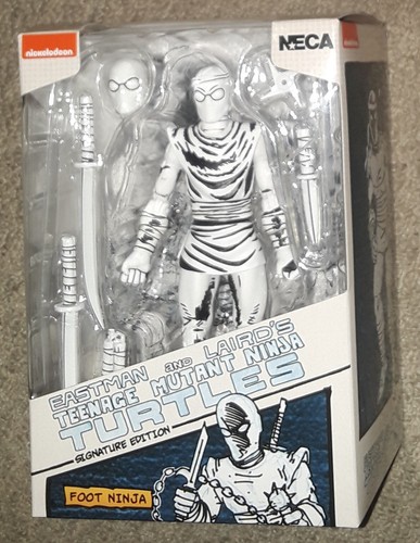 NECA TMNT Foot Ninja Signature Edition nuevo espejismo Teenage Mutant Ninja Turtles - Imagen 2 de 3
