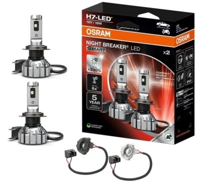 OSRAM NIGHT BREAKER Gen 3 H7 LED 330% Set für VW T5 T5.1 09-15 64210DWNBSM DA05 - Bild 1 von 4