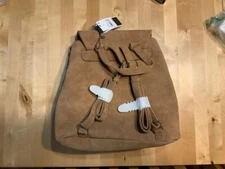 BEAUTIFUL TAn suede backpack made for target