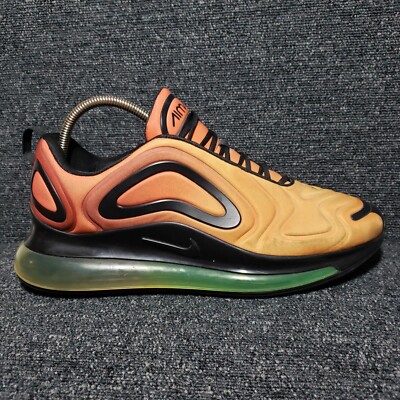 Nike Air Max 720 Mens 12 Sunset 2019 Black Orange Shoes AO2924-800