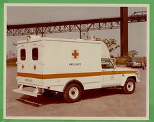 Vtg 1976 Jeep J-200 J-20 Us Navy Ambulance File Photo 8x10 Passenger Rear 5126
