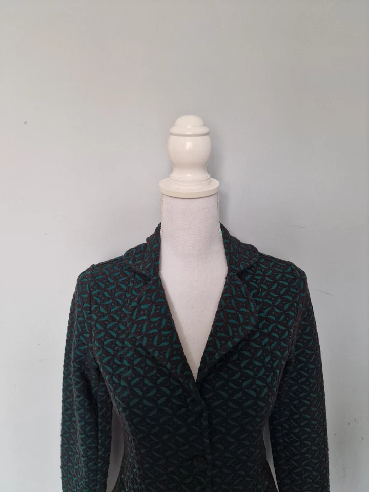 KING LOUIE Damen Grun / Schwarz  Jacke Blazer Gr. S - Bild 3 von 4