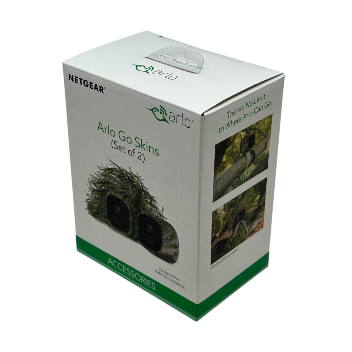 Netgear Arlo Go Skins VMA4250 1-Black 1-Mossy Oak Camouflage, Set of