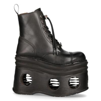 New Rock Schuhe Gothic Cyber Boots Plateau Platform M-MILI083CCT-C3 NEU 