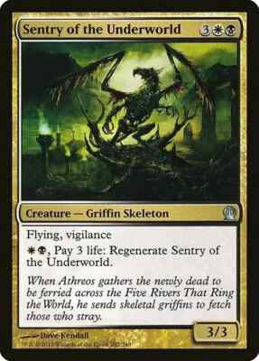 SENTRY OF THE UNDERWORLD X 4 N/M- THEROS MAGIC THE GATHERING