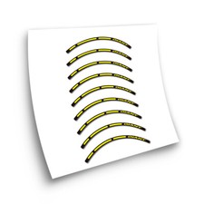 STAR SAM® ADESIVI CERCHI GIANT FONDO NERO ADESIVI MTB 29 POLLICI