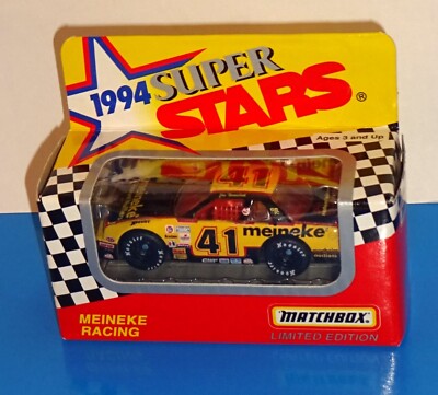 Matchbox 1994 Super Stars NASCAR #41 Meineke Racing Joe Nemechek
