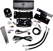 UltraCool Black Oil Cooler Kit 09-16 Harley-Davidson Touring Bagger RF-2G